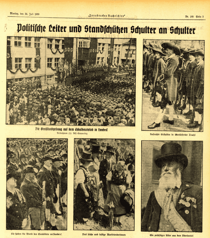 Schützen Innsbrucker Nachrichten 1939
