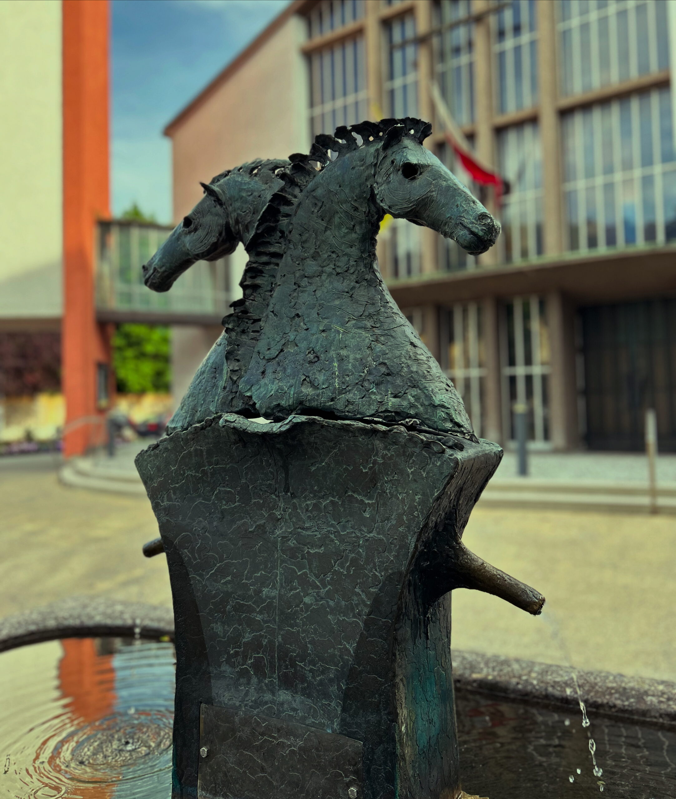 Pferdebrunnen Kirche Wilten West
