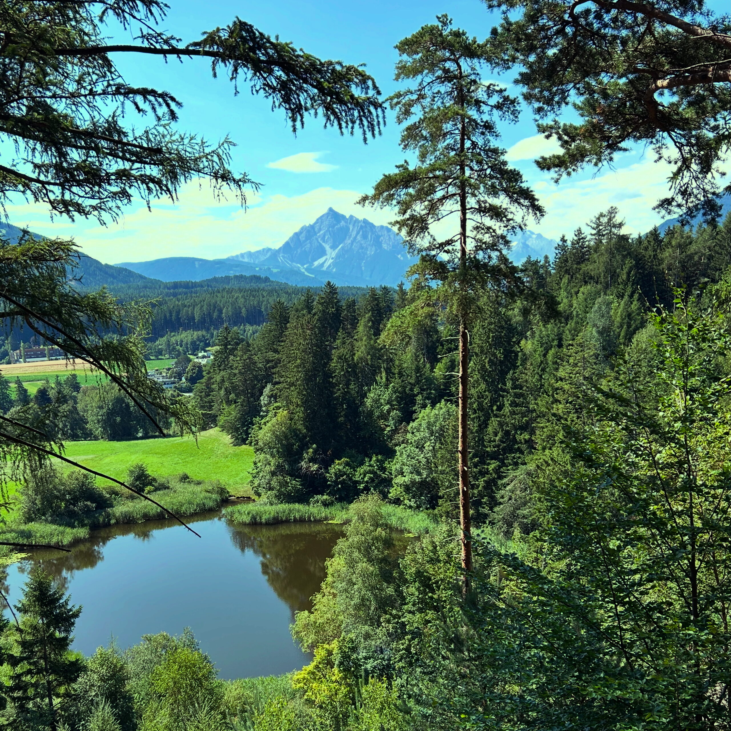 Serles vom Lanser Köpfl aus