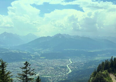Panorama Innsbruck vom Karwendel