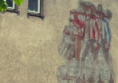 Wandmalerei 1809 Pradler Saggen
