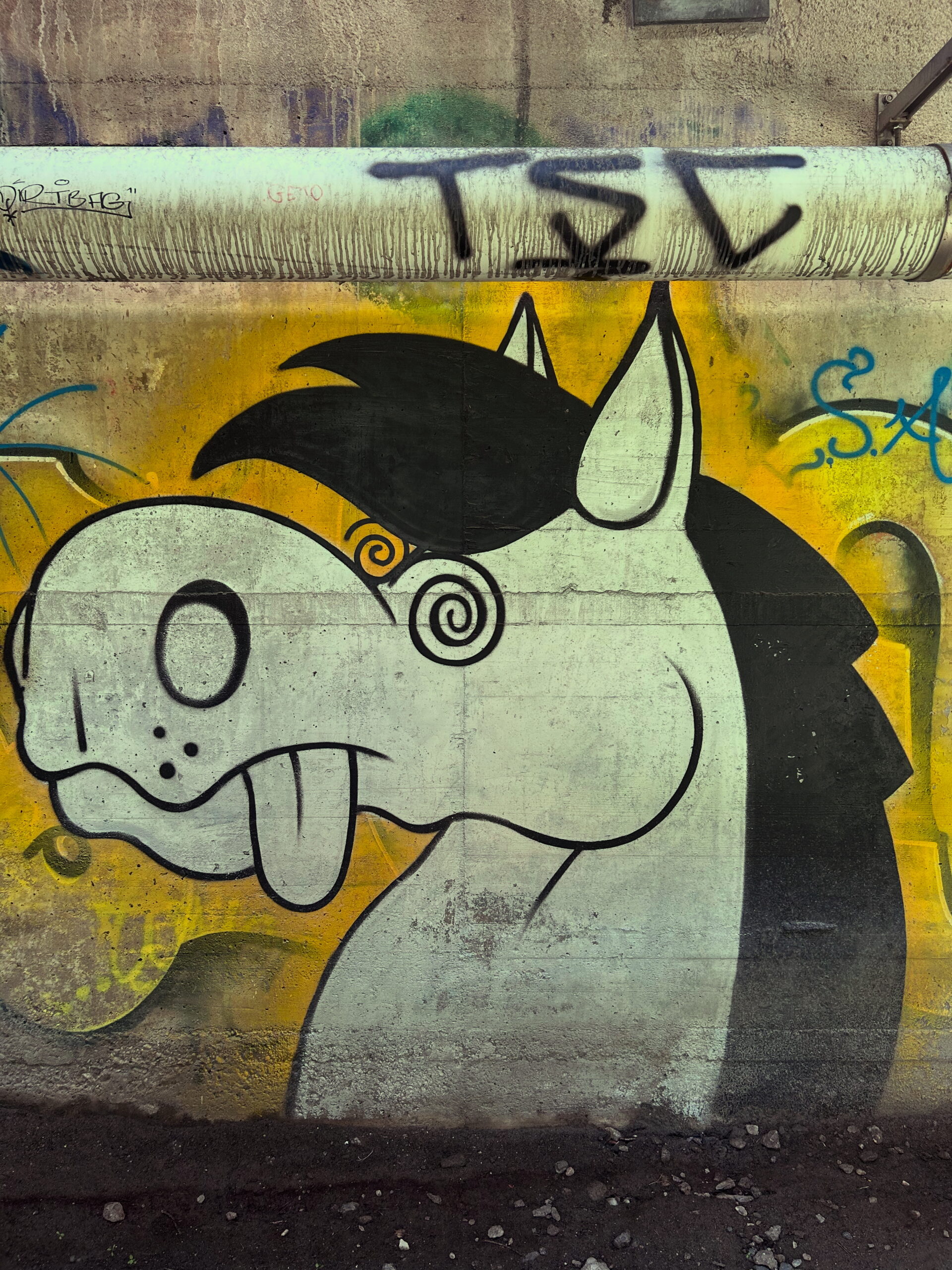 Graffito Autobahn Innsbruck