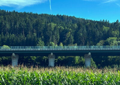 Mais und Autobahn Tivoli