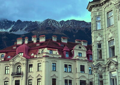 Claudiaplatz vom Cafe Ritzer aus