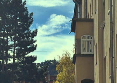 Erker Südtirolersiedlung Speckbacherstraße Stafflerstraße