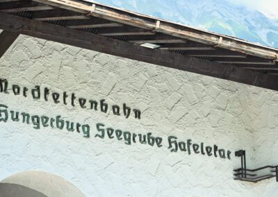 Nordkettenbahn Schriftzug