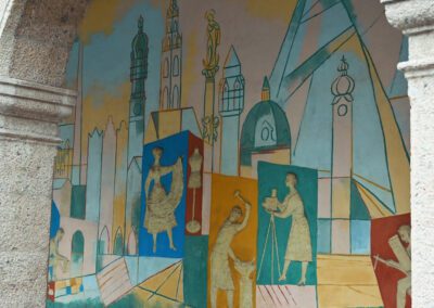 Kunst am Bau: TBFS Landesberufschule Mandelsbergerstraße