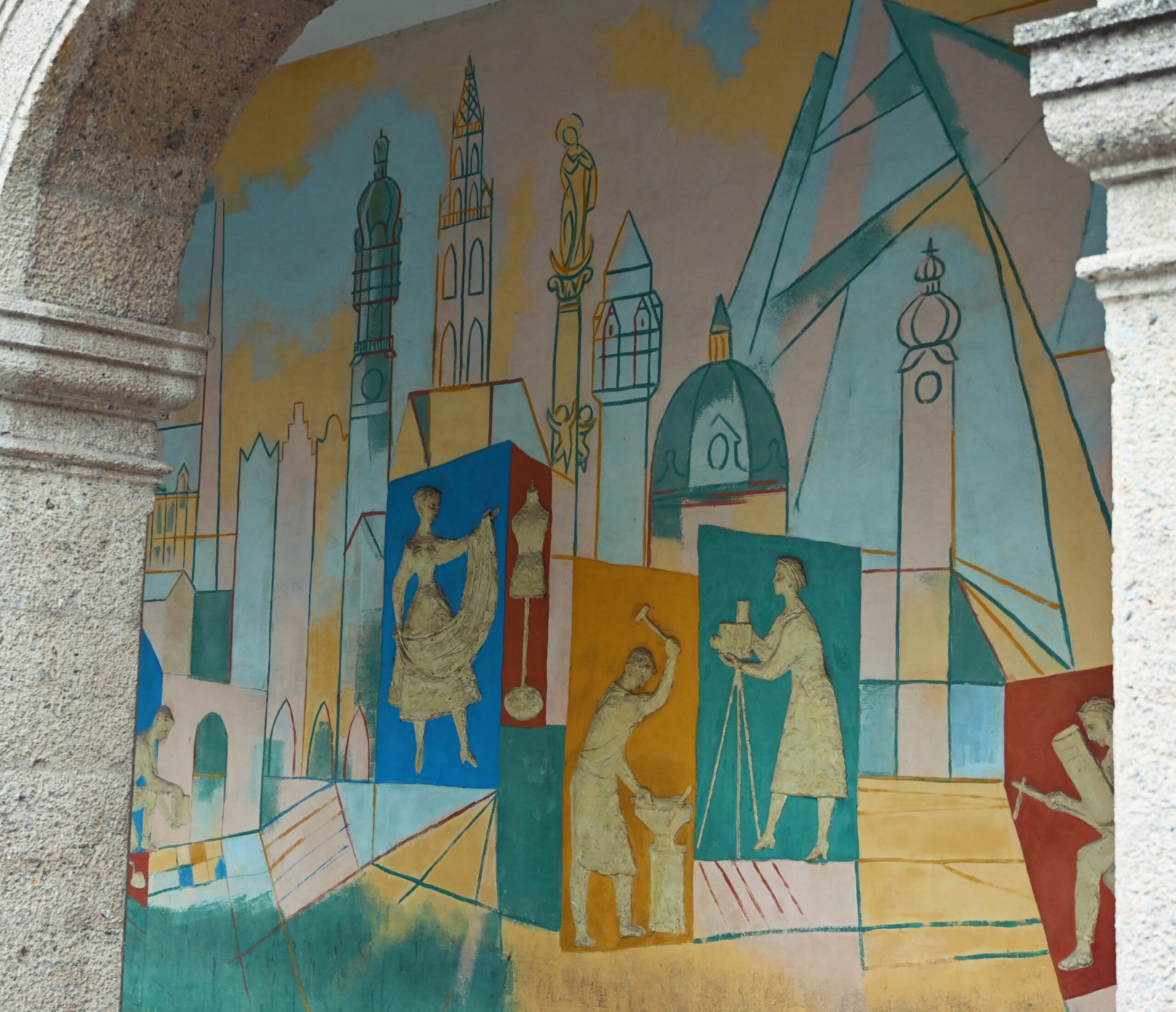 Kunst am Bau: TBFS Landesberufschule Mandelsbergerstraße Kunst am Bau: TBFS Landesberufschule Mandelsbergerstraße