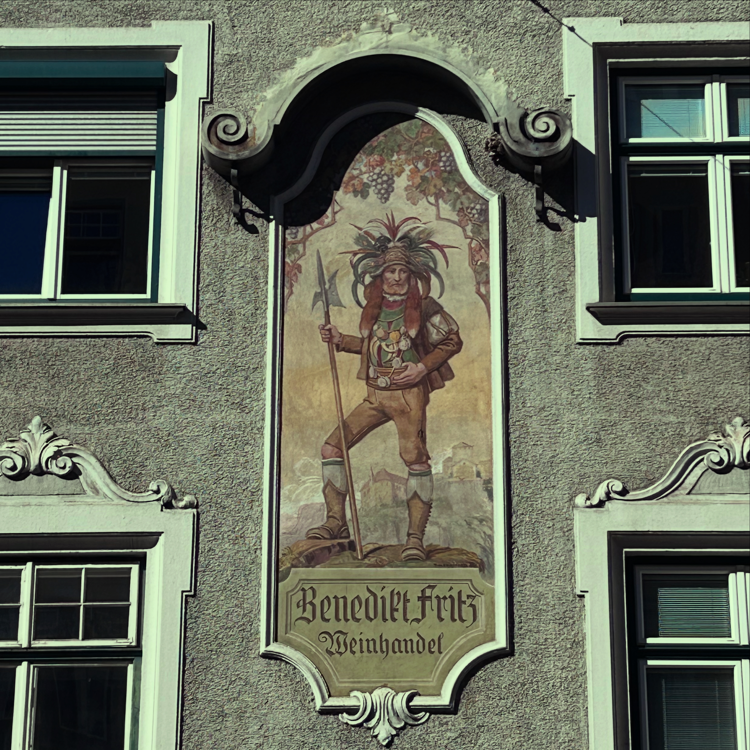 Fassade Pradlerstraße Benedikt Fritz Fassade Pradlerstraße Benedikt Fritz