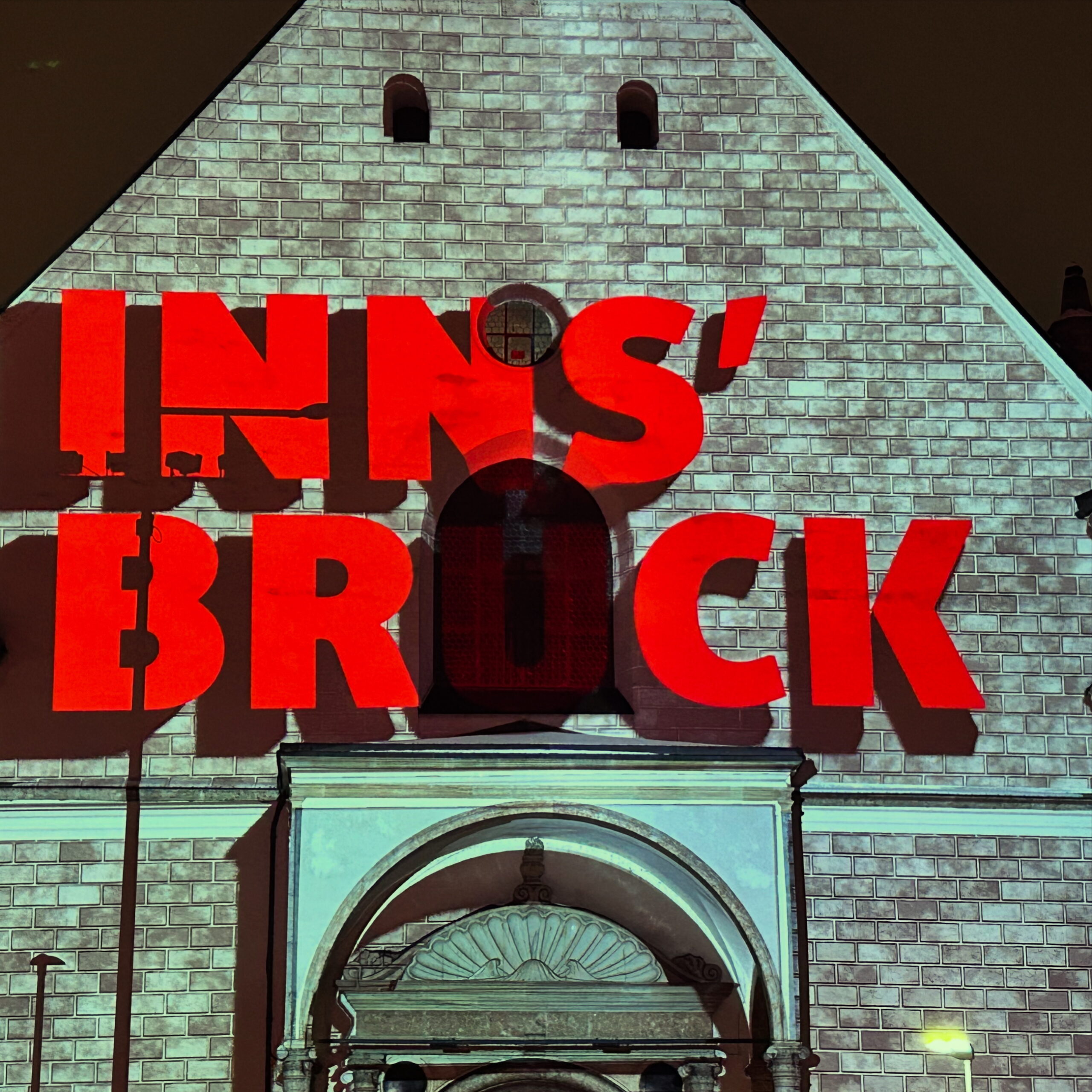 Hofkirche mit Lasershow Hofkirche mit Lasershow