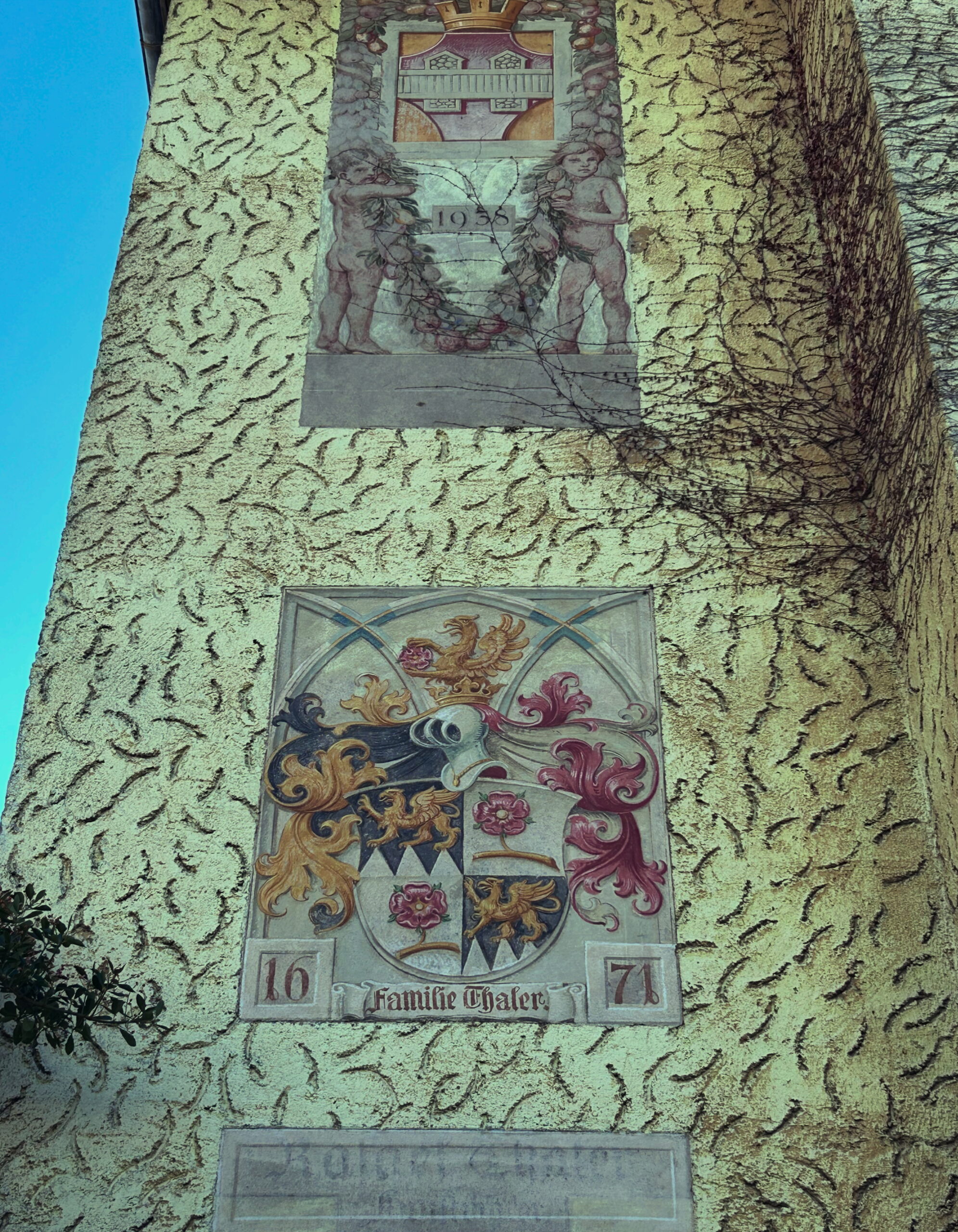 Wandmalerei Haus Thaler Pradl Wandmalerei Haus Thaler Pradl