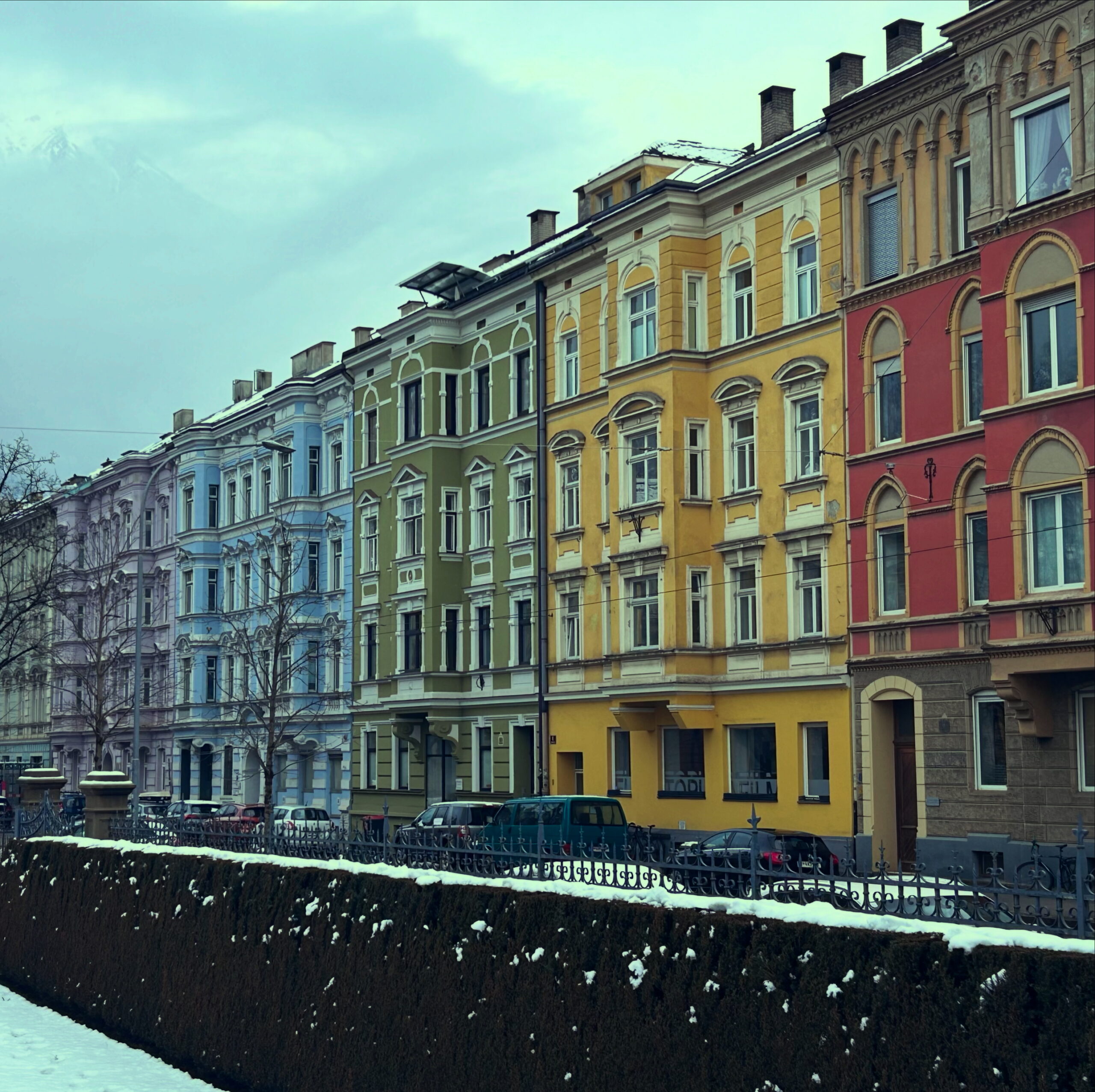 Bunte Häuser Claudiastraße Bunte Häuser Claudiastraße