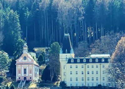 Schloss und Wallfahrtskirche Mentlberg