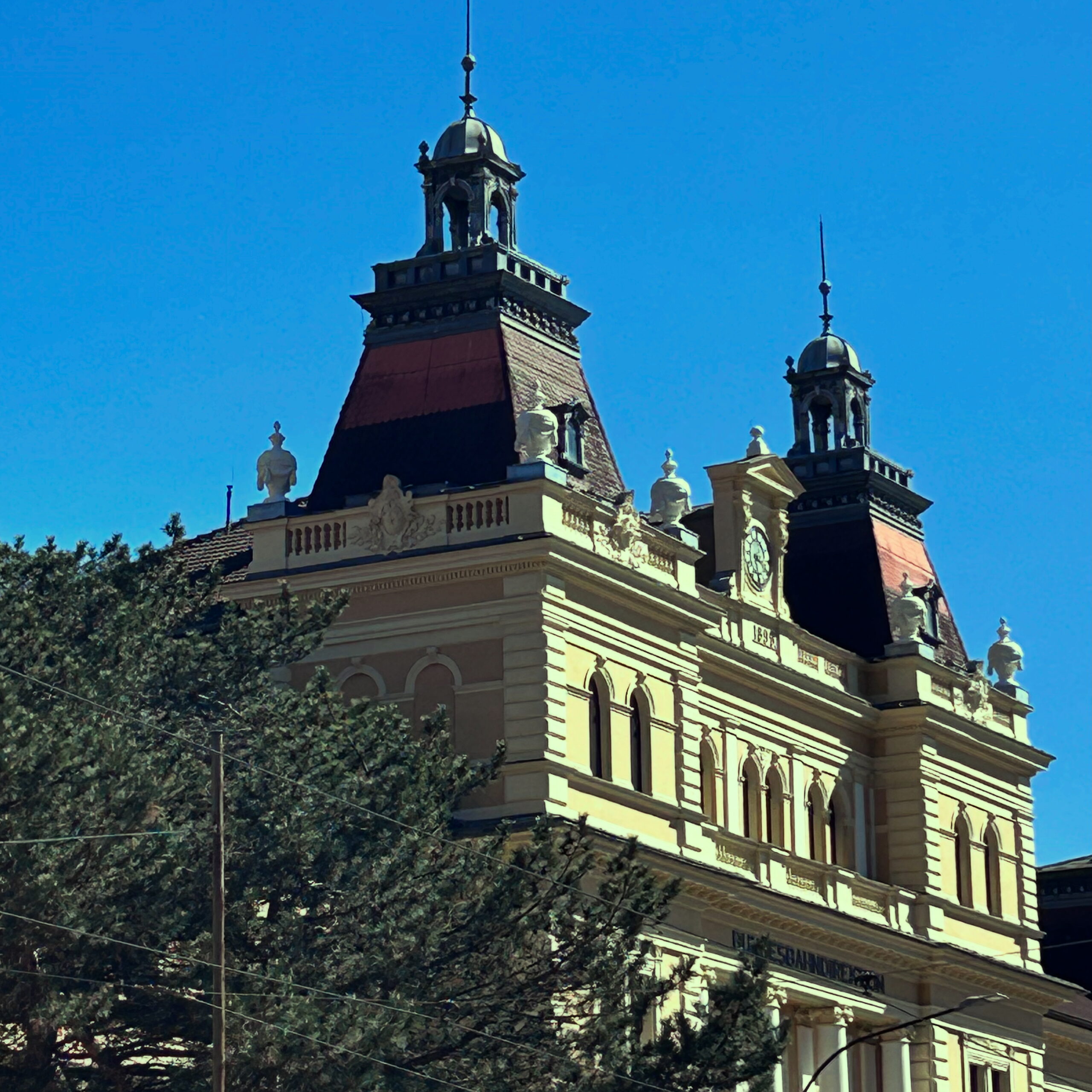 ÖBB Verwaltungsgebäude Giebel ÖBB Verwaltungsgebäude Giebel