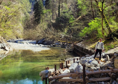 Sillschlucht mit Brücke