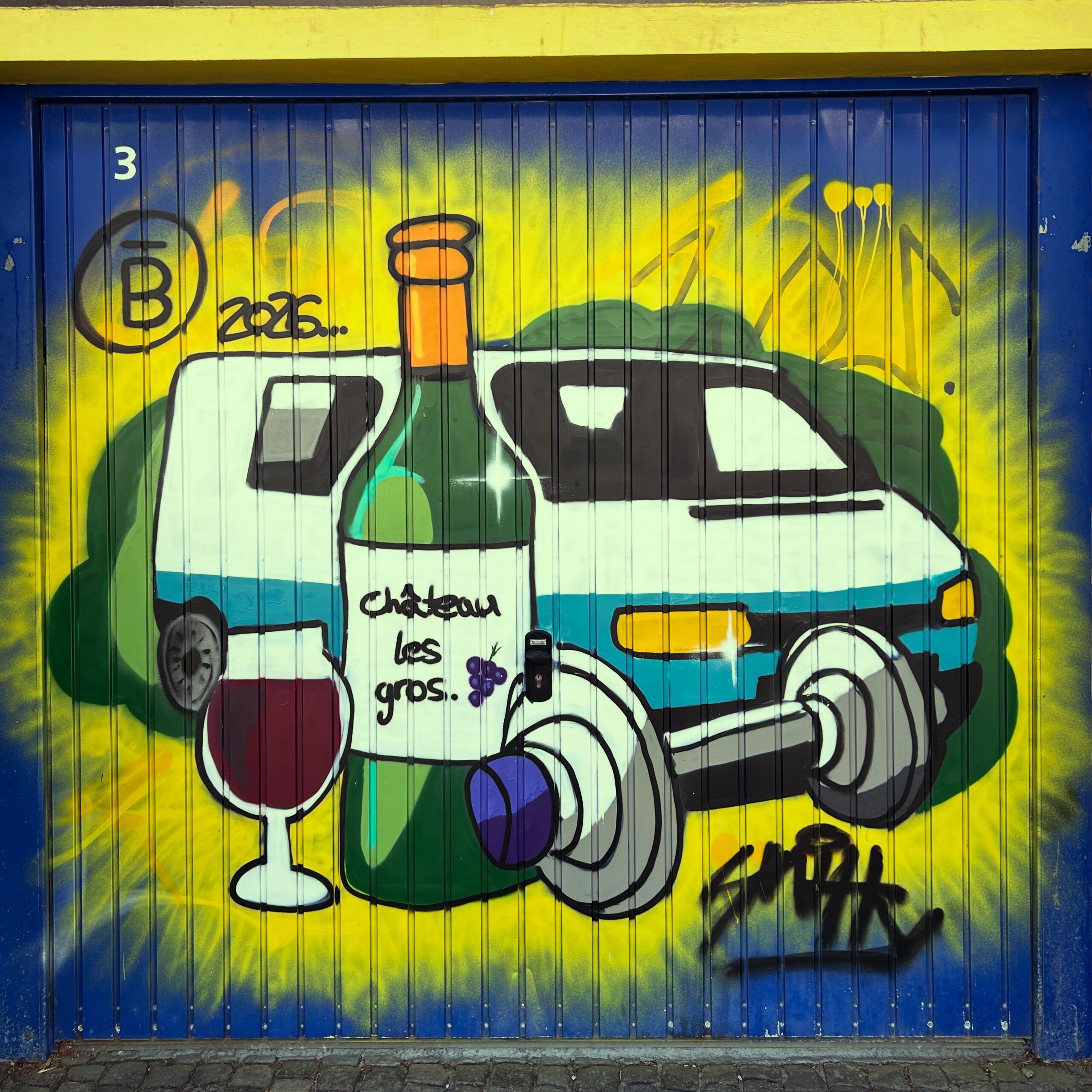 Garagentür Graffiti Tivoli Garagentür Graffiti Tivoli