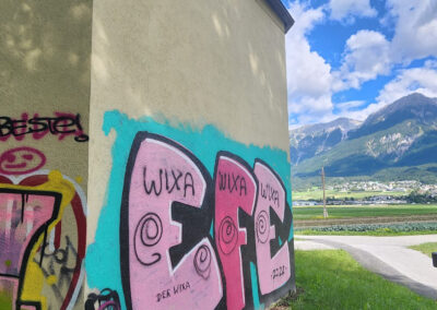 Häuschen Radweg Rum