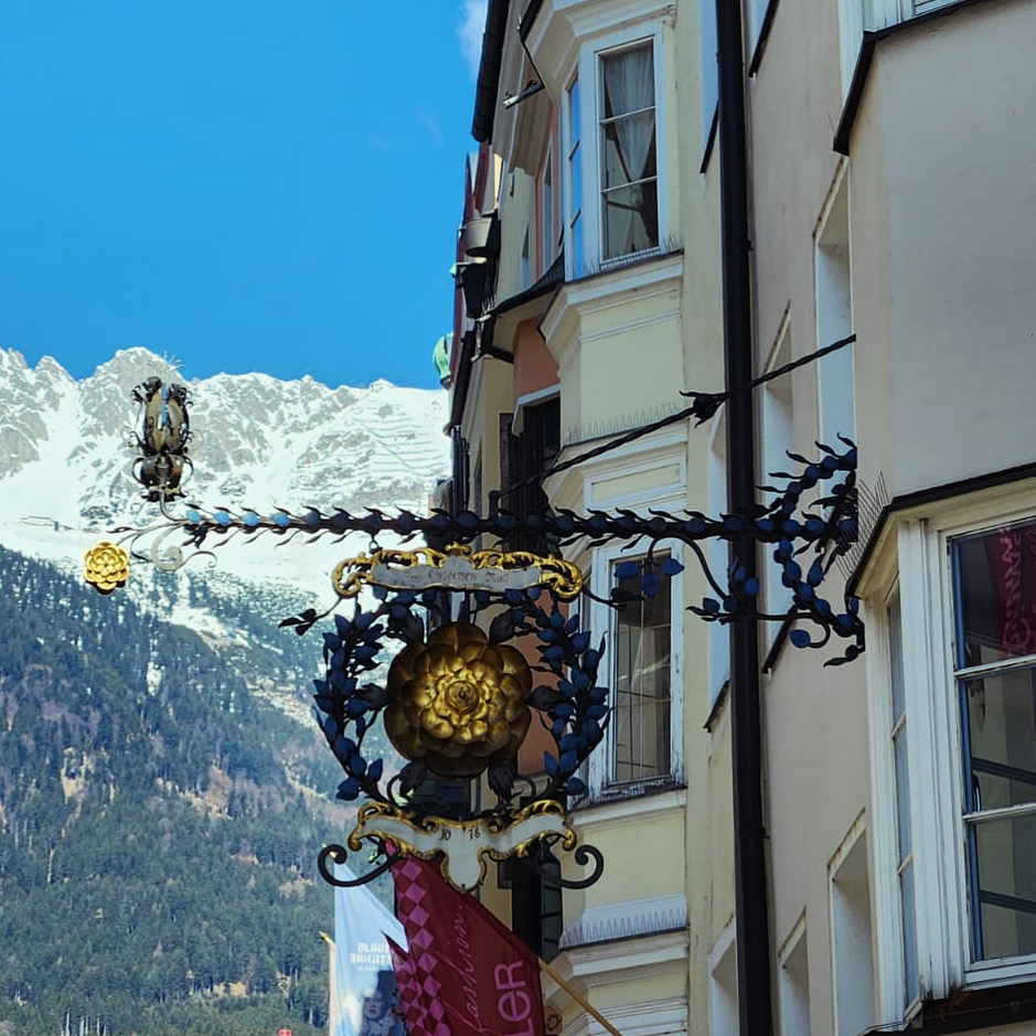 Schild Altstadt Innsbruck Schild Altstadt Innsbruck
