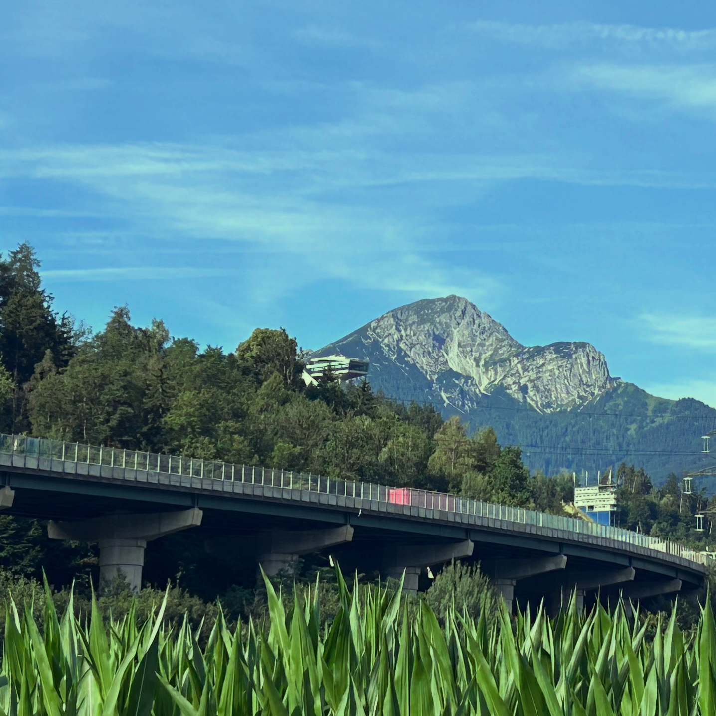 Autobahn A13 Innsbruck Berg Isel Autobahn A13 Innsbruck Berg Isel