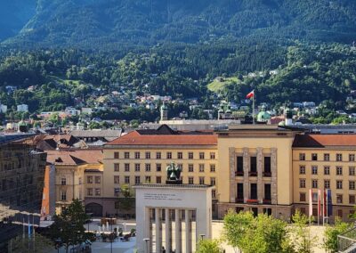 Landhausplatz vom IKB Gebäude