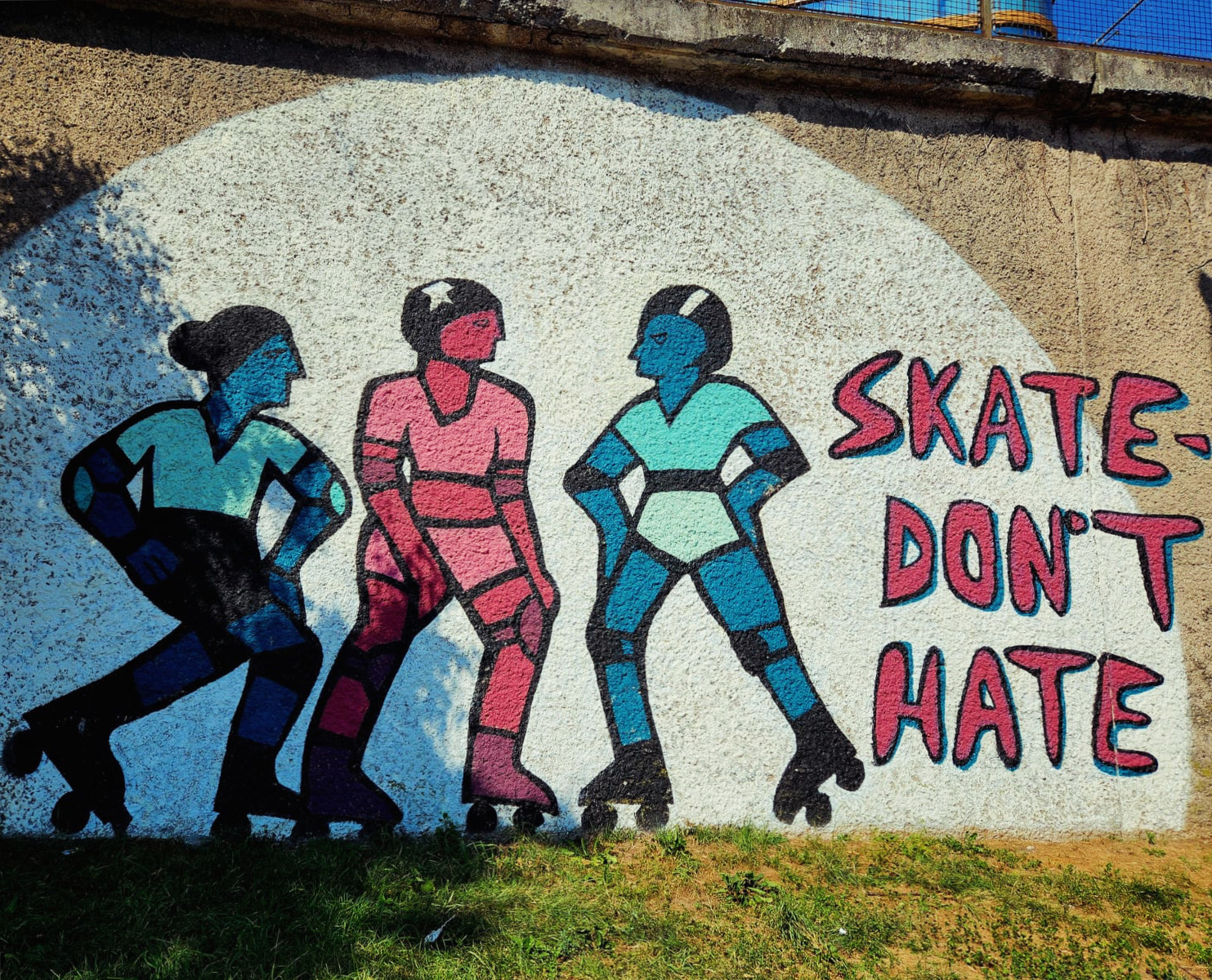 Skate Don´t Hate Graffiti Sillpark Skate Don´t Hate Graffiti Sillpark