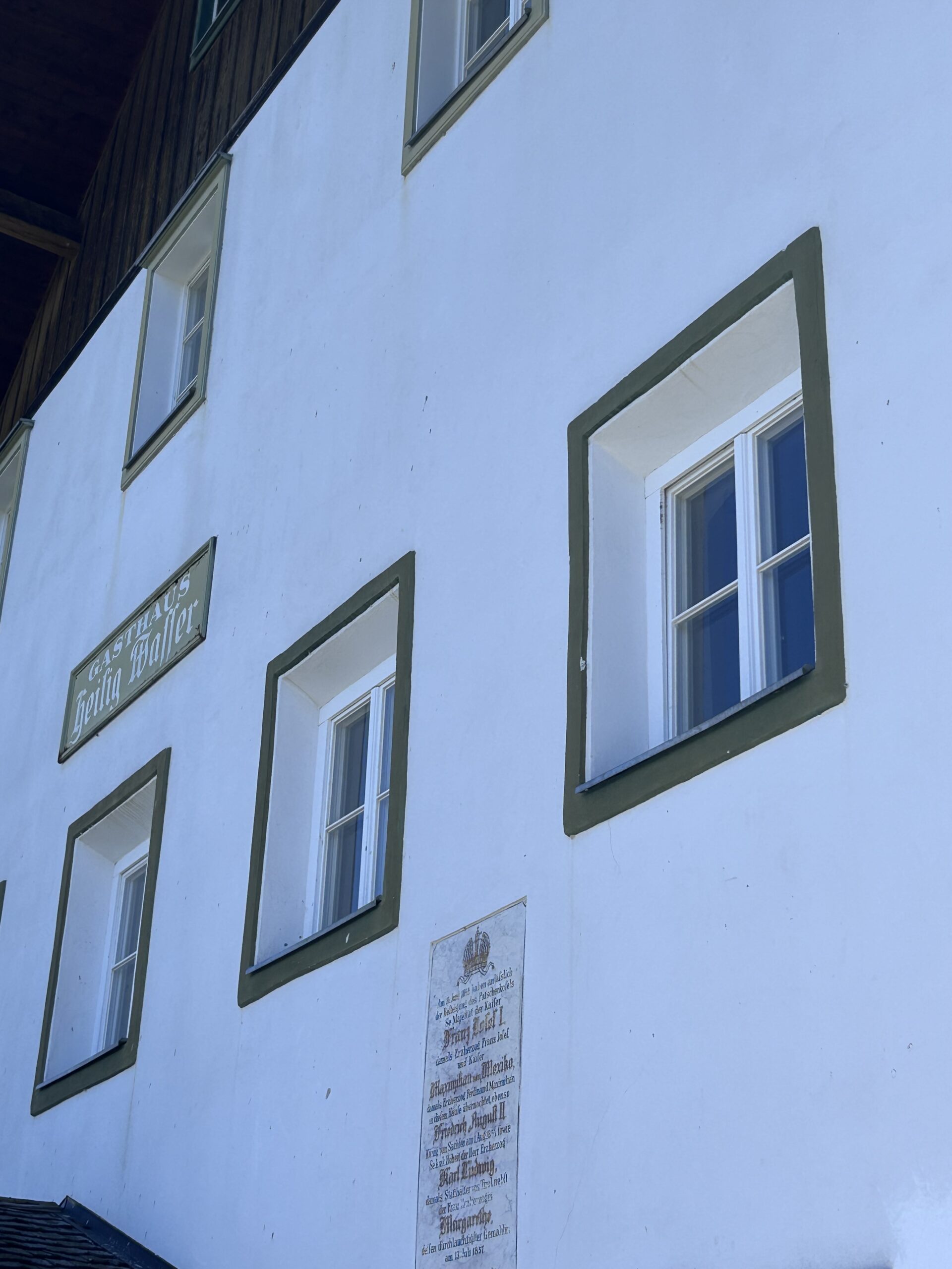 Heiligwasser Gasthaus Fassade Heiligwasser Gasthaus Fassade