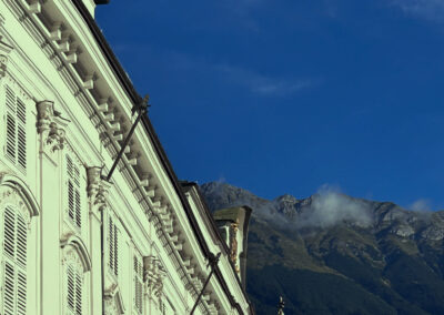 Hofburg Fassade mit Kuppel und Nordkette