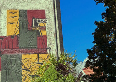 Frau Hitt Malerei Höttinger Gasse