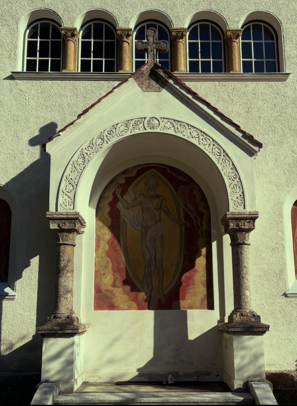 Kapelle Pradler Friedhof Malerei Kapelle Pradler Friedhof Malerei
